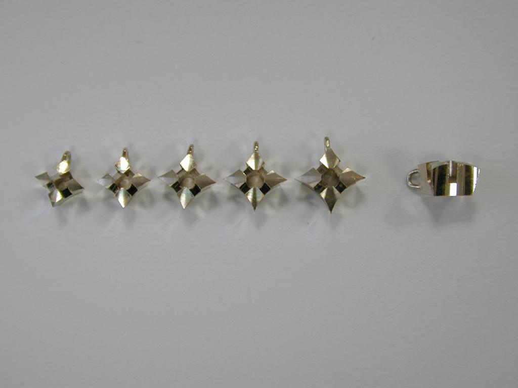 diamantato - Ciondolo griff diamantato fiore 796