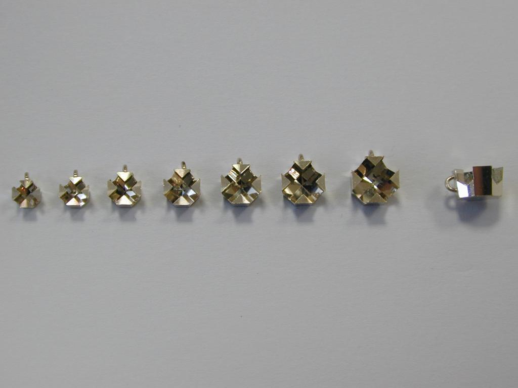 diamantato - Ciondolo diamantato tondo (croce di malta) 799
