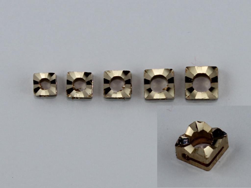 diamantato - Griff diamantata quadra con galleria 834